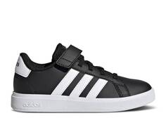 Кроссовки Adidas GRAND COURT J &apos;BLACK WHITE&apos;, черный