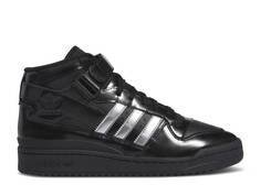 Кроссовки Adidas HEITOR DA SILVA X FORUM 84 MID &apos;BLACK SILVER METALLIC&apos;, черный