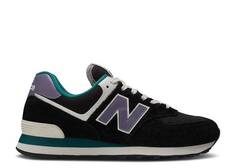 Кроссовки New Balance 574 &apos;BLACK PURPLE TEAL&apos;, черный