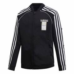 Спортивная куртка Adidas Adibreak Youth, черный/белый