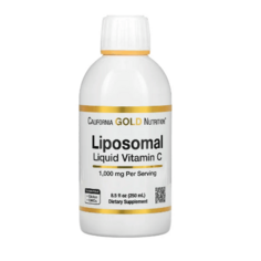 Липосомальный жидкий витамин С без вкуса 1000 мг 250 мл California Gold Nutrition