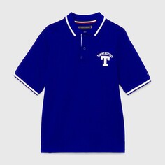 Футболка поло Tommy Hilfiger Kids&apos; Varsity, ярко-синий
