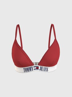 Купальный топ с логотипом и треугольными чашечками Tommy Jeans