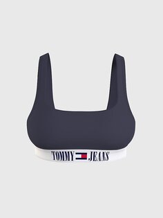 Плавательный топ без косточек с логотипом Tommy Jeans