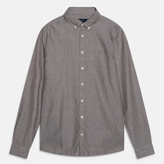 Рубашка Gant Archive Oxford Button Down Unisex, серо-коричневый