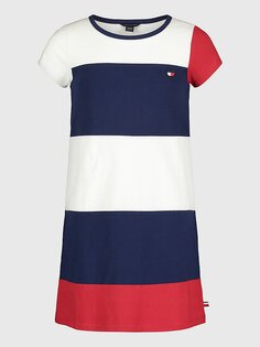 Детское платье с цветными блоками Tommy Hilfiger