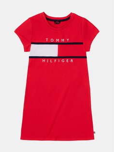 Детское платье-футболка с флагом Tommy Hilfiger