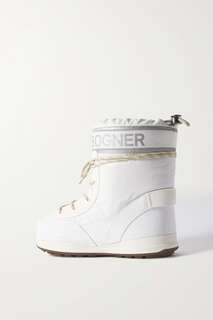 BOGNER зимние ботинки La Plagne с резиновой отделкой и логотипом, белый