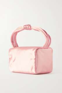CULT GAIA мини-сумка-тоут Sienna из атласа, розовый