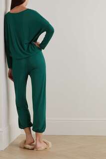 EBERJEY Пижамный комплект Gisele Stretch-TENCEL Modal, зеленый