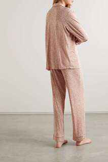 EBERJEY пижамный комплект Gisele из эластичного модала с принтом, розовый