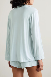 EBERJEY пижамный комплект Gisele из эластичного модала с окантовкой, голубой