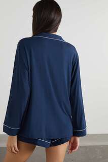 EBERJEY пижамный комплект Gisele из эластичного модала, военно-морской