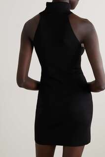 GAUGE81 трикотажное платье мини Maioris с вырезами, черный