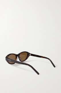 GIVENCHY EYEWEAR солнцезащитные очки GVDAY из ацетата черепаховой расцветки «кошачий глаз», принт черепаха