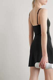 GIRLFRIEND COLLECTIVE платье мини Juliet из переработанной ткани стрейч, черный