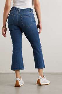 GOOD AMERICAN укороченные джинсы с завышенной талией Good Legs, деним