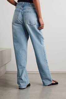 GOOD AMERICAN Хорошие широкие джинсы с высокой посадкой в ​​стиле 90-х., деним