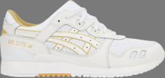 Кроссовки gel lyte 3 &apos;white cream&apos; Asics, белый