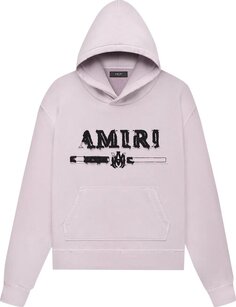 Худи Amiri MA Bar Appliqué Hoodie &apos;Pink&apos;, розовый