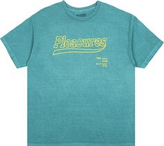 Футболка Pleasures Dub Pigment Dye T-Shirt &apos;Green&apos;, зеленый