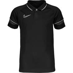 Футболка-поло Nike Performance Fussball Teamsport Academy 21, черный/белый
