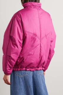 ISABEL MARANT ÉTOILE дутая куртка Freni из хлопка, розовый