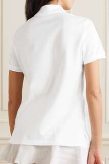 LACOSTE Рубашка-поло из хлопкового пике с аппликацией, военно-морской