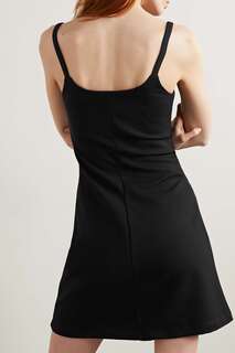 LESET платье мини Rio с эластичным понте, черный