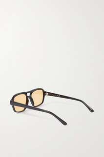 LEXXOLA солнцезащитные очки Damien в стиле авиаторов из ацетата, черный