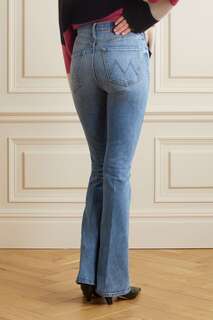 MOTHER расклешенные джинсы Weekender с высокой посадкой, синий