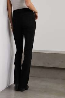 PAIGE джинсы Manhattan с завышенной талией, черный