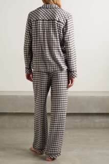 RAILS фланелевый пижамный комплект Clara в клетку, серый