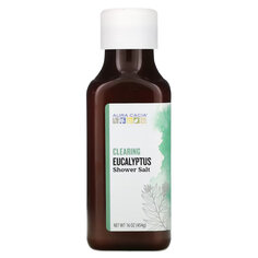 Aura Cacia, Соль для душа, очищающий эвкалипт, 454 г (16 унций)