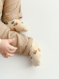 Детские носки с принтом для мальчиков, 3 шт. в упаковке LCW