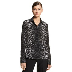 Рубашка Michael Kors Hansen Leopard, темно-серый