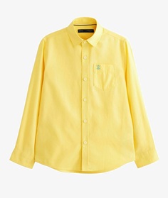 Рубашка Next Long Sleeve Standard, желтый