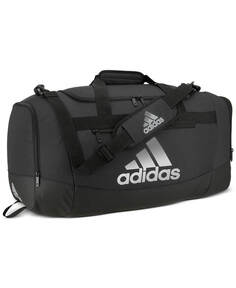 Мужская дорожная сумка Adidas Defender IV Medium, черный/серебряный
