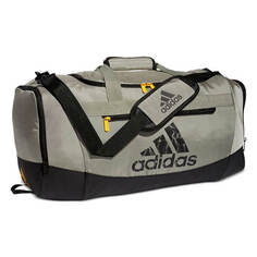 Мужская дорожная сумка Adidas Defender IV Medium, черный/серый