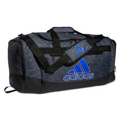 Мужская дорожная сумка Adidas Defender IV Medium, серый/черный/синий