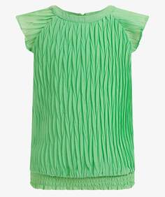 Блузка WE Fashion Met Dessin, зеленый