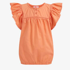 Блузка WE Fashion Met Structuur, оранжевый