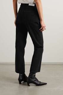 RE/DONE широкие брюки из хлопка и вельвета 70-х годов, черный