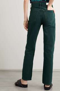 RE/DONE прямые джинсы 90-х с высокой посадкой, зеленый