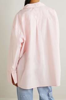REMAIN BIRGER CHRISTENSEN рубашка оверсайз Nalia из органического хлопка и поплина, розовый