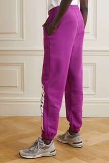 ROTATE BIRGER CHRISTENSEN спортивные брюки Sunday с принтом из органического хлопка и джерси, фиолетовый