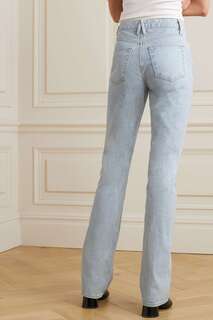 SLVRLAKE расклешенные джинсы Chicago с высокой посадкой, светло-синий