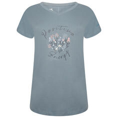 Женская футболка для фитнеса с коротким рукавом Moments II - синяя DARE 2B, стальной синий