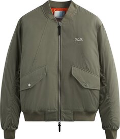 Куртка Kith Dumont Flight Bomber Jacket &apos;Flagstaff&apos;, зеленый