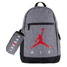 Рюкзак с наполнением Jordan Big Boys Air School, 2 предмета, серый
